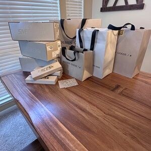 Golden Goose Cream and Black Packaging Set